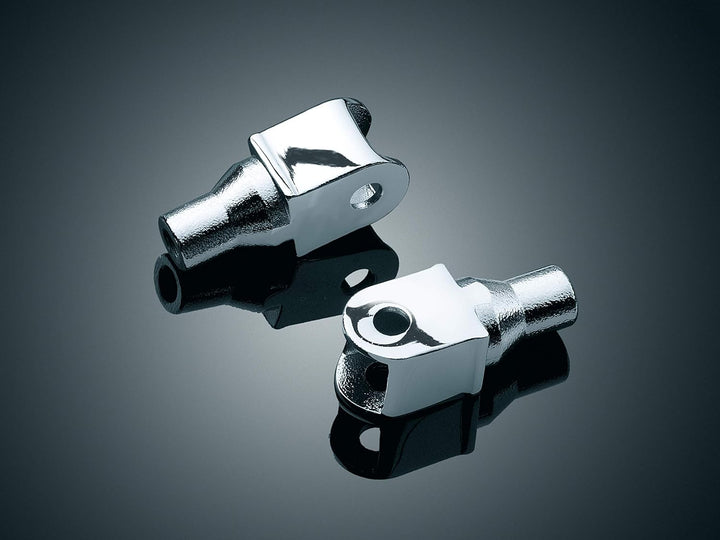 Kuryakyn 8803 Motorrad Fussrasten-Komponente: konisch zulaufende Peg-Adapter für 1996-2019 Honda Mot