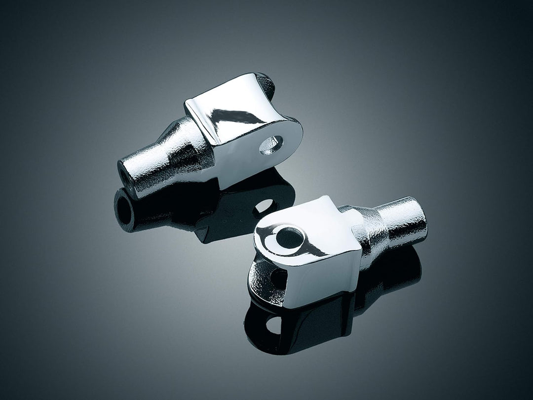 Kuryakyn 8803 Motorrad Fussrasten-Komponente: konisch zulaufende Peg-Adapter für 1996-2019 Honda Mot