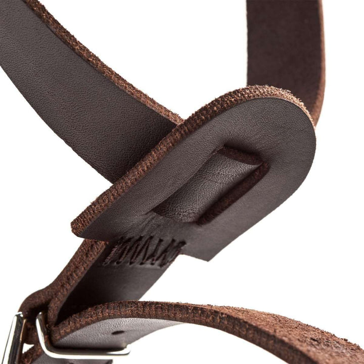 HUNTER Aalborg Hundegeschirr, Leder, XS, Dunkelbraun dunkelbraun XS, dunkelbraun XS