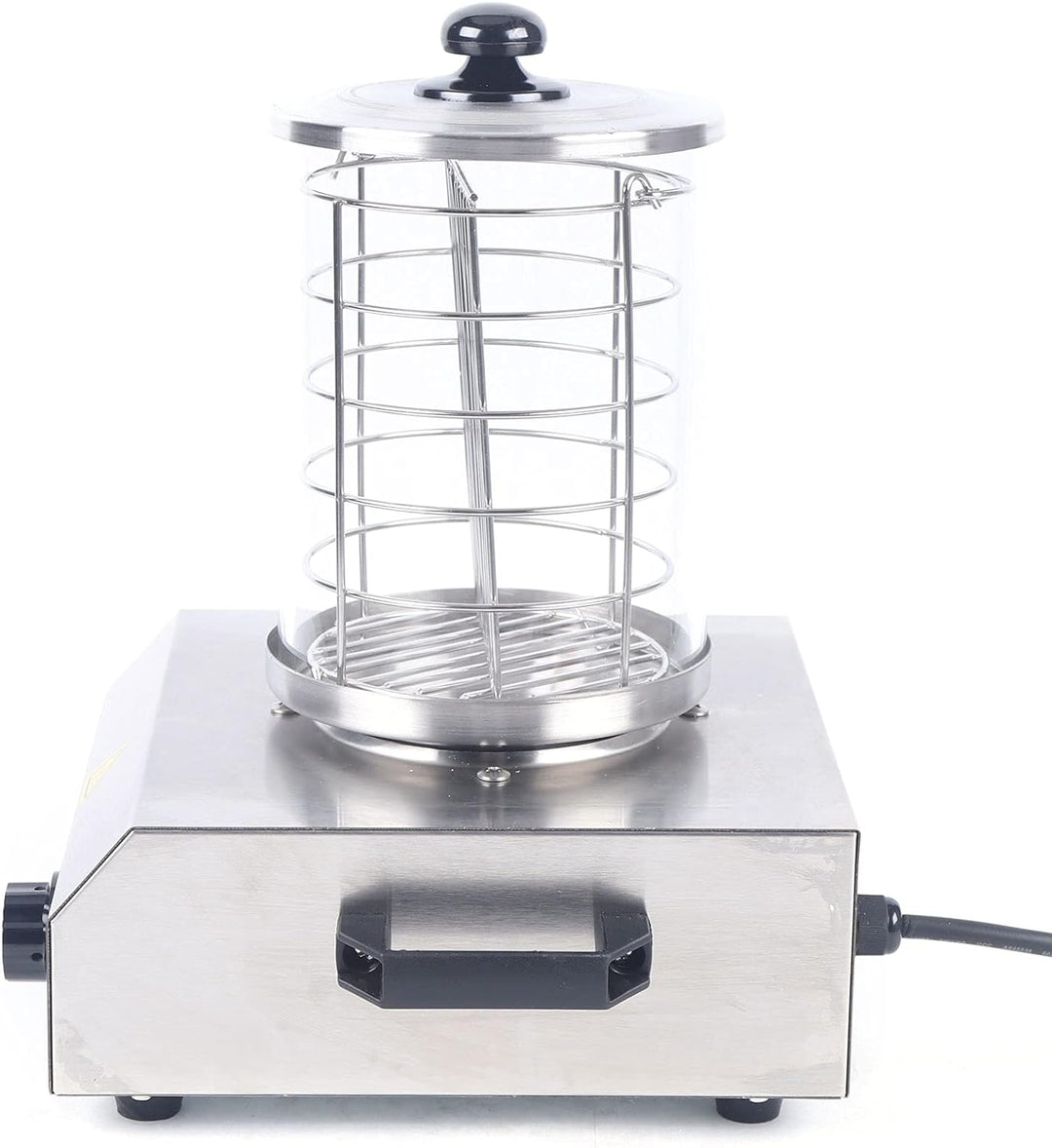 Edelstahl Hot Dog Maker, Hot Dog Gerät Maschine Wurstwärmer Dampfbehälter, Einstellbarer Temperatur