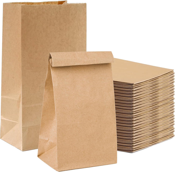 250x Kraftpapiertüten - EXTRA STARK - nachhaltige braune Beutel 20 x 13 cm - Kraftpapierbeutel als D