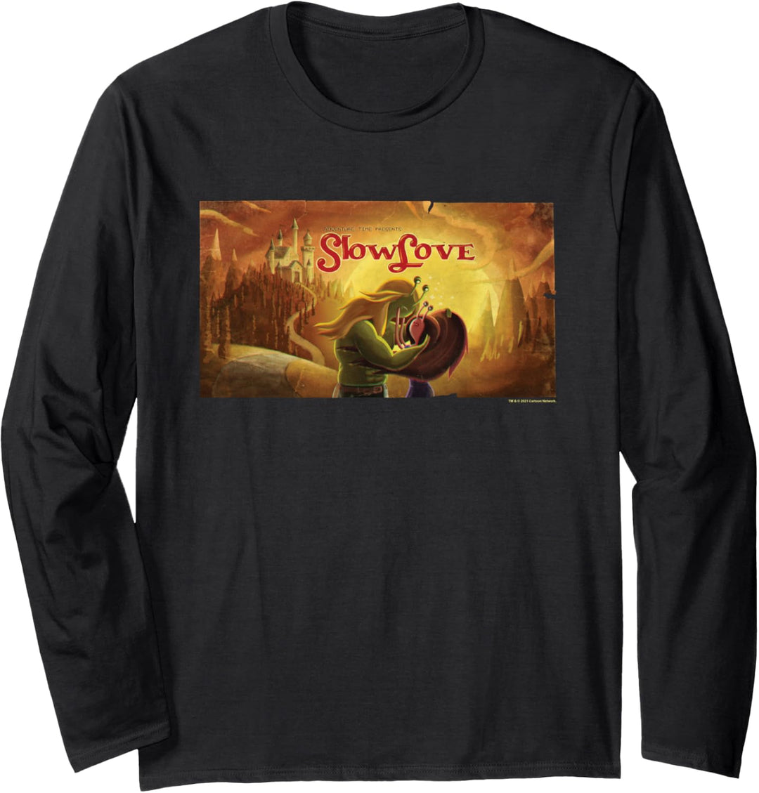 Adventure Time Slow Love Card Langarmshirt