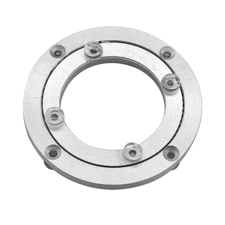 Robuster Drehteller aus Aluminiumlegierung, drehbares Kugellager, runder Esstisch, Glatte Drehplatte
