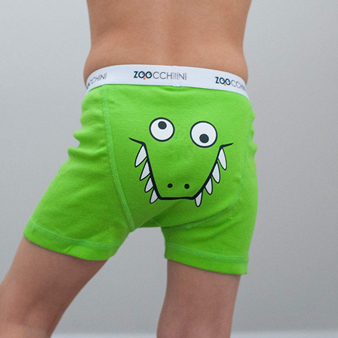 Zoocchini Chompy Set 3 Boxershorts für Jungen 2 – 3 Jahre