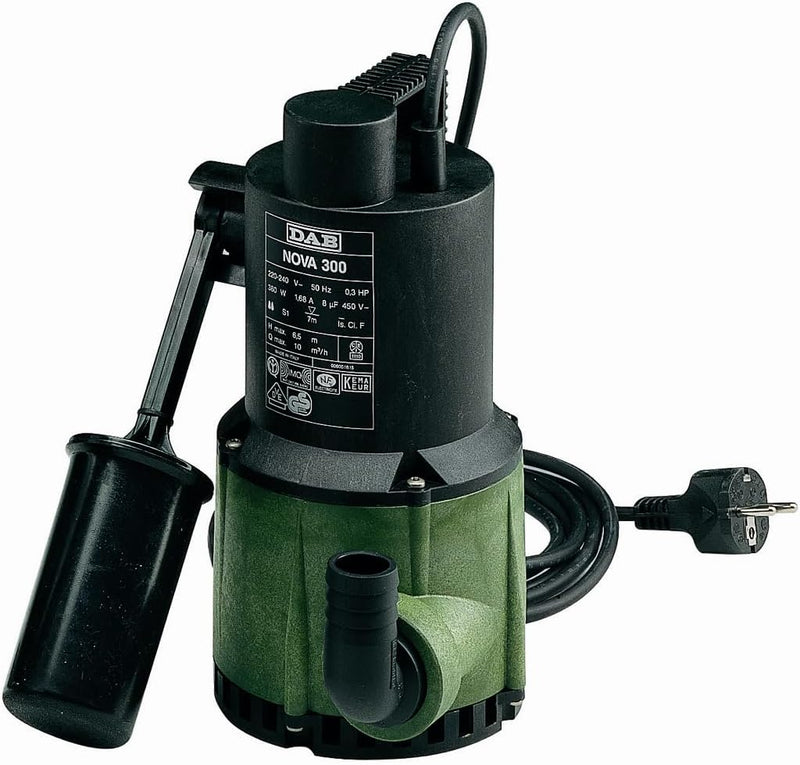 DAB Nova 300 M-A SV - Automatic submersible pump with float switch for clear and dirty water drainag