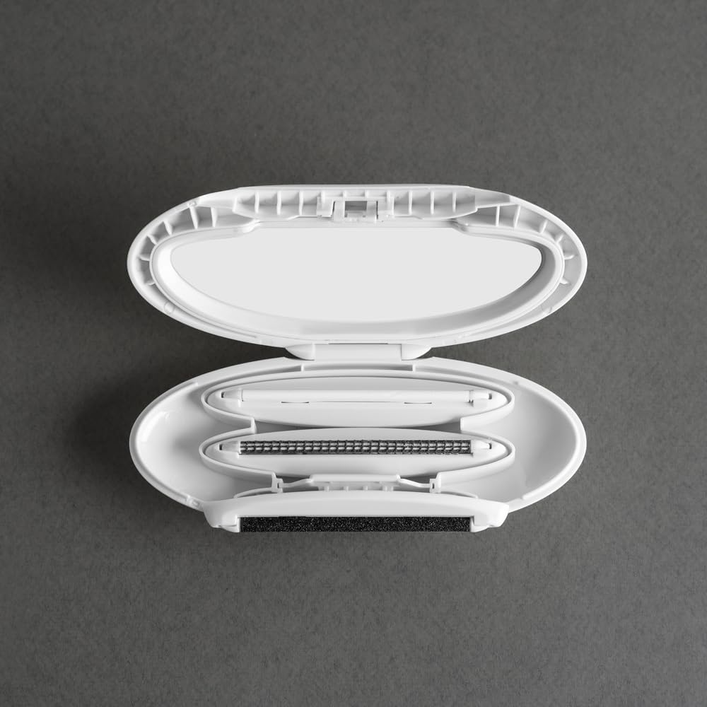 GLEENER Compact Fabric Shaver Kompakter Stoffrasierer und Fusselbürste | Verstellbarer Rasierer für