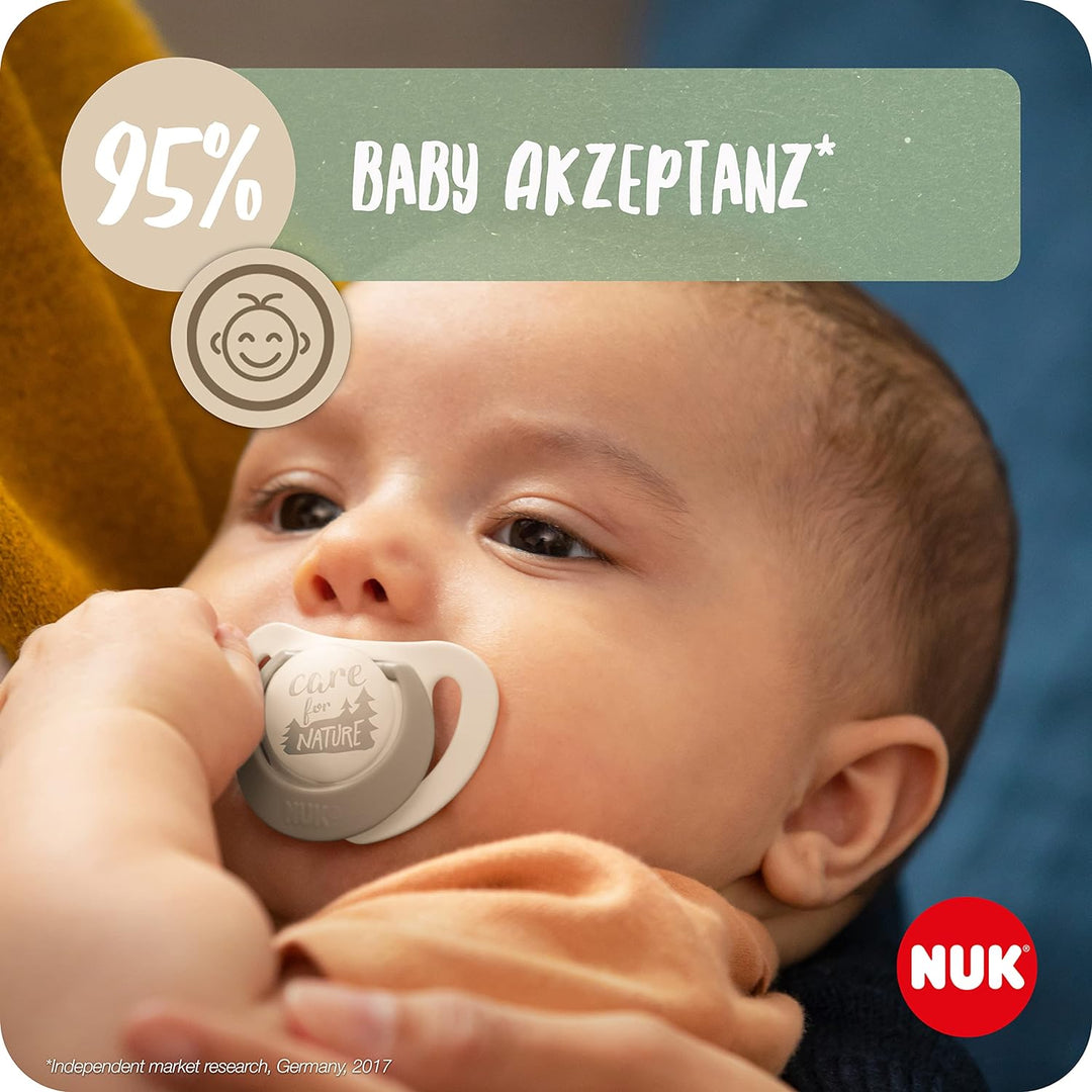NUK for Nature Perfect Start Set | 4 Flaschen mit Temperature Control Anzeige (2x 150ml Gr. S, 2x 26