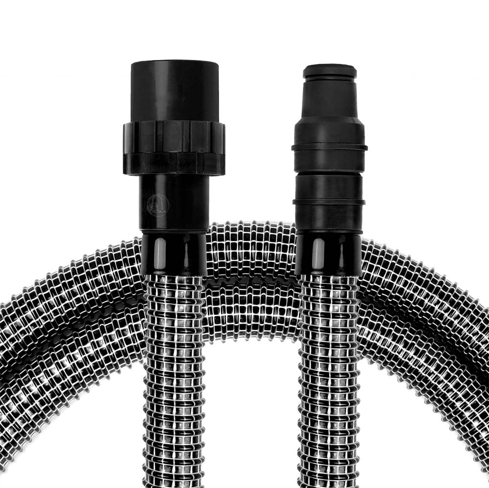 Premium Gewebeschlauch 6m für Industriesauger - Universeller 58mm Anschluss - Knickfest & robust