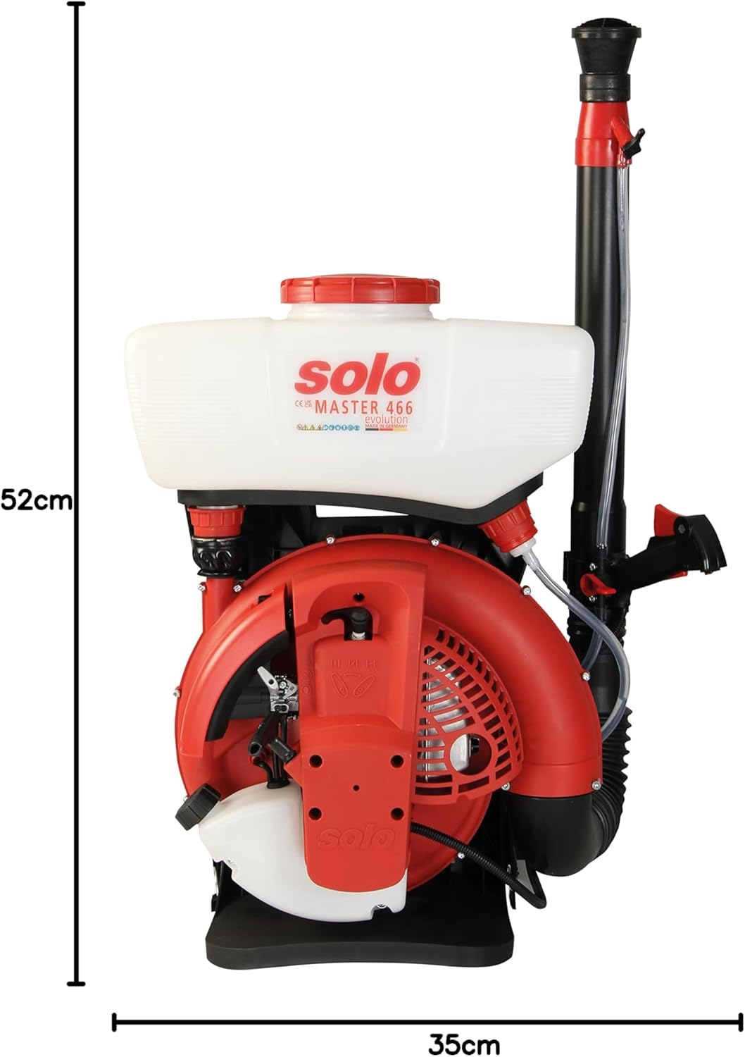 SOLO Master 466 Evolution Sprühgerät mit SOLO 2 Takt Benzinmotor