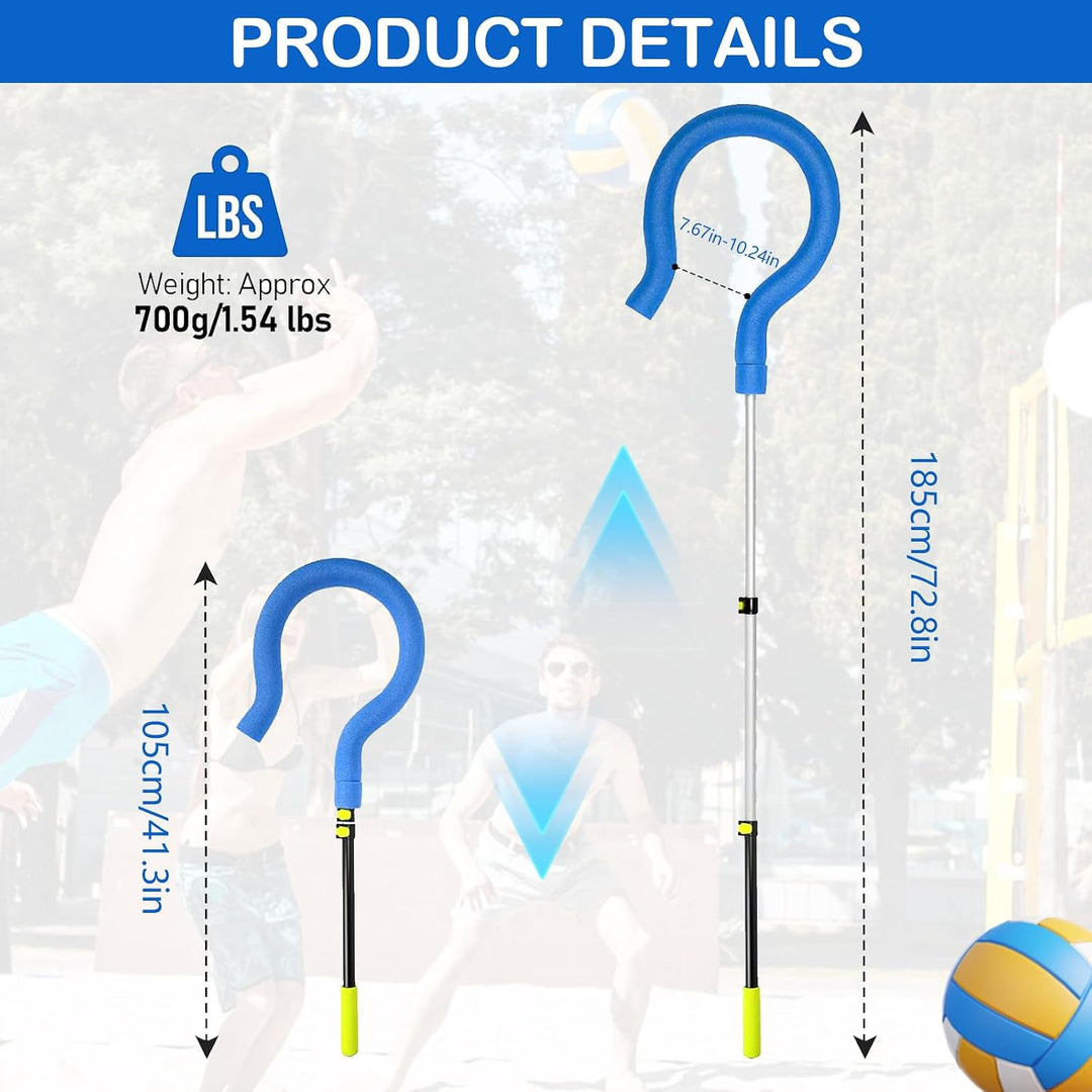 Volleyball Spike Trainer, Volleyball Trainingshilfe Question Mark Hook Handheld Volleyball Training