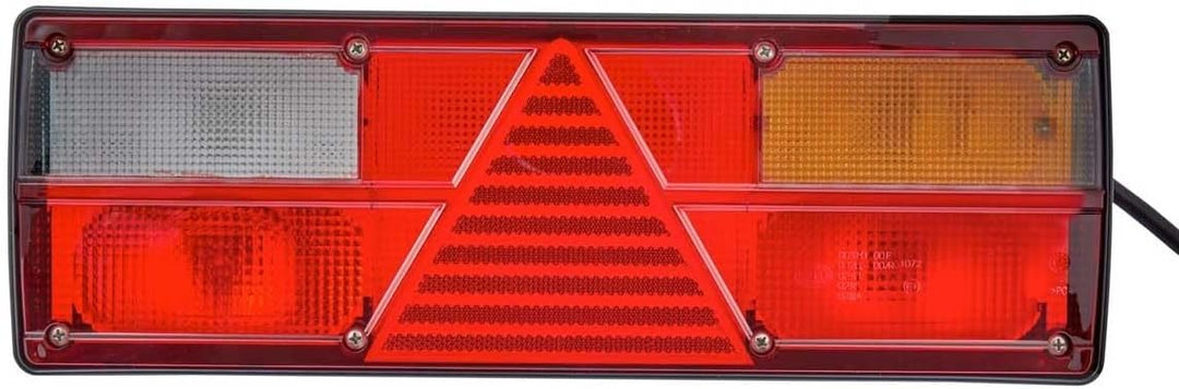 HELLA - Heckleuchte - EasyConn I - Glühlampe - 24V - Anbau/geschraubt - Lichtscheibenfarbe: mehrfarb