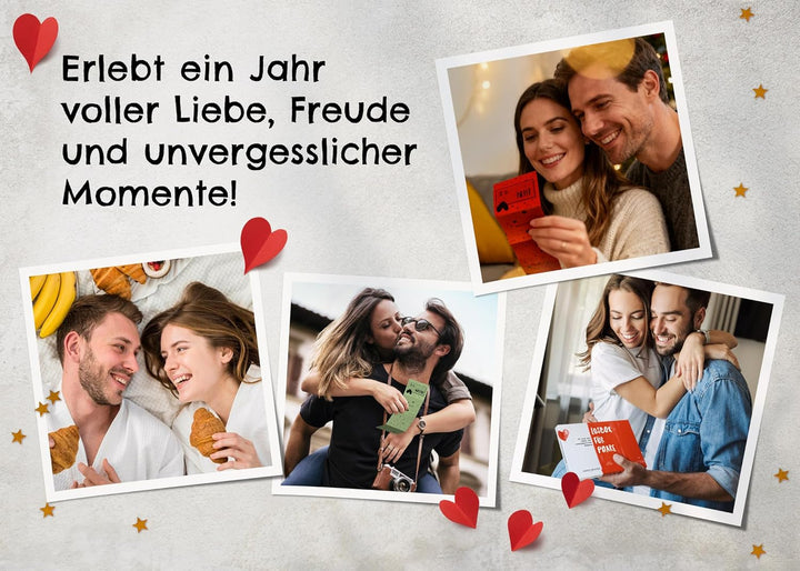 Losbox für Paare - Das Geschenk für unvergessliche Momente - 50 Lose mit Ideen für Spiel, Spass & vi