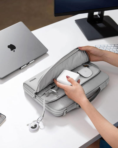 tomtoc 360° Tasche Hülle für 13 Zoll MacBook Air M2/A2681 M1/A2337 2022-2018, 13-Zoll MacBook Pro M2