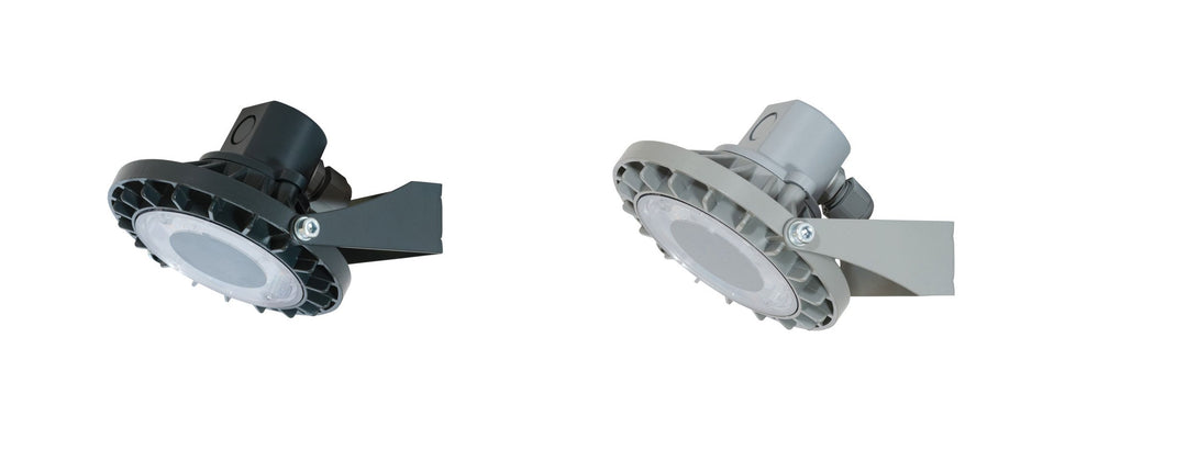 LED Flutlicht Laterne Fluter Lampen Leuchte LED NEU Lampe Beleuchtung IP 65 (Dunkelgrau 111mm 12W),
