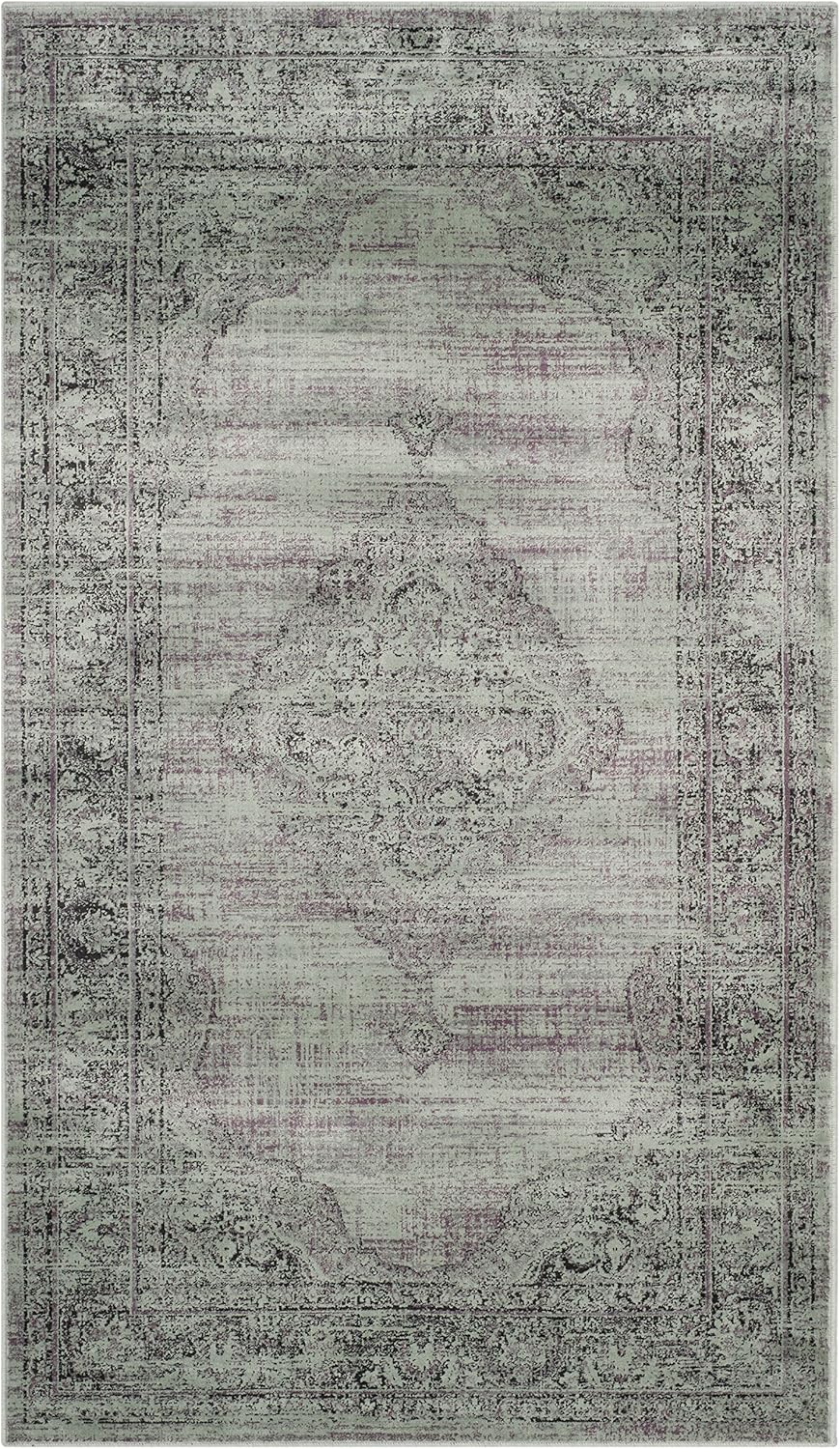 SAFAVIEH Traditionell Teppich für Wohnzimmer, Esszimmer, Schlafzimmer - Vintage Collection, Kurzer F