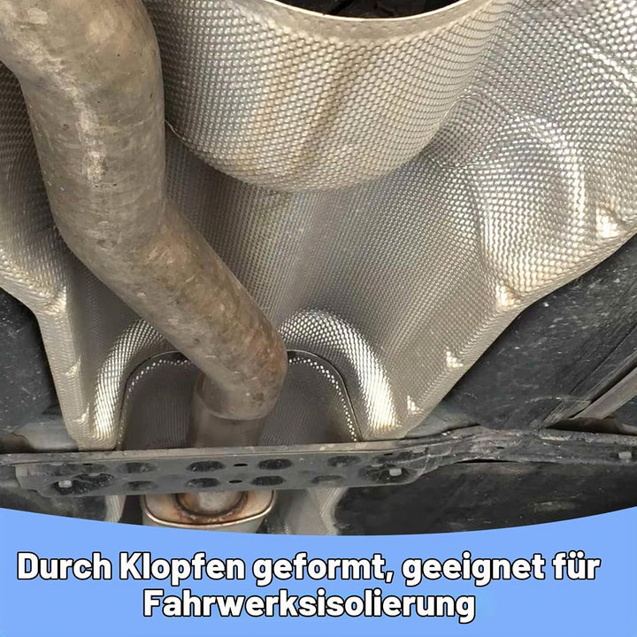 RANJIMA 100cm x 40cm Hitzeschutzblech, Aluminium Hitzeschutz Hitzeblech, Halbkugelförmiges Geprägtes