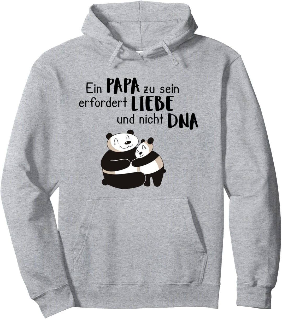 Grosser kleiner Panda Bonus Papa Stiefpapa Pullover Hoodie