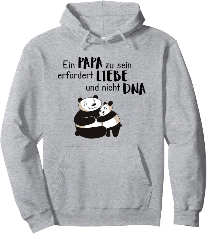 Grosser kleiner Panda Bonus Papa Stiefpapa Pullover Hoodie