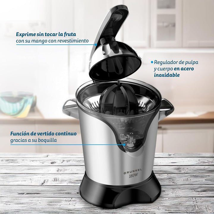 Grunkel XP-200 Pad Citrus Juicer Stainless Steel