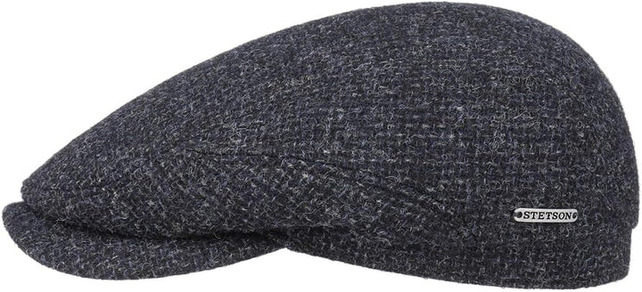 Stetson Belfast Tweed-Schiebermütze für Herren - gefertigt in der EU - Blau - 58 EU