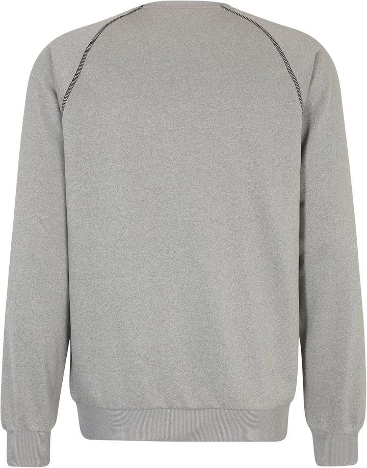 FILA Herren Landin Raglan Crew Langarm Shirt XXL Light Grey Melange, XXL Light Grey Melange
