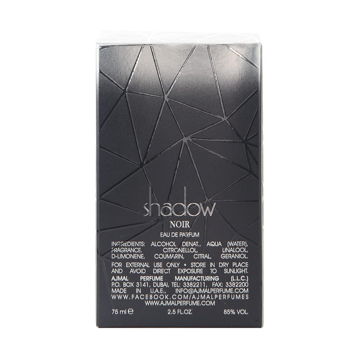 Ajmal Shadow Noir for Women 2.5 oz EDP Spray