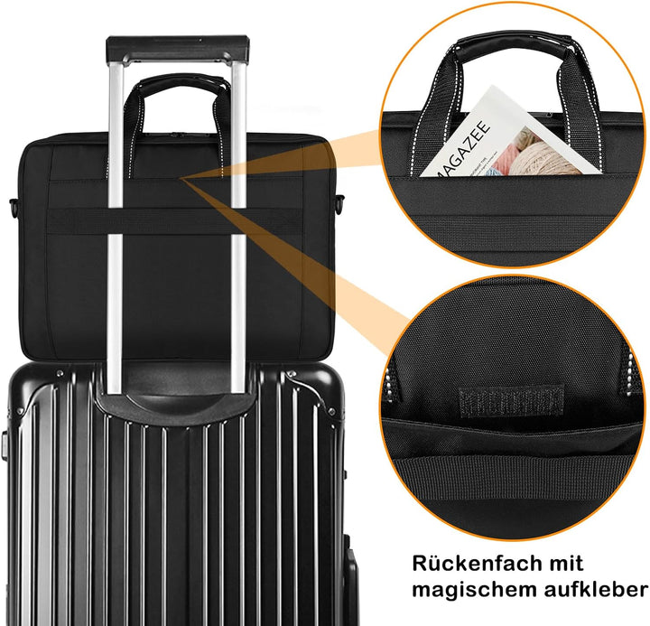 Alfheim Laptop Tasche, 15,6-16 Zoll/17 Zoll Wasserdichte Schützende Messenger Aktentasche Tasche mit
