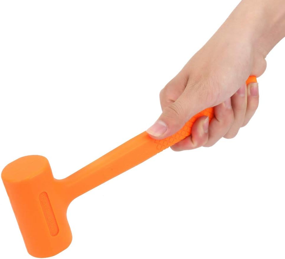 0.5LB / 1LB PVC Gummihammer Soft Face Dead Blow Gummihammer Installation Werkzeug(0.5LB), Installati