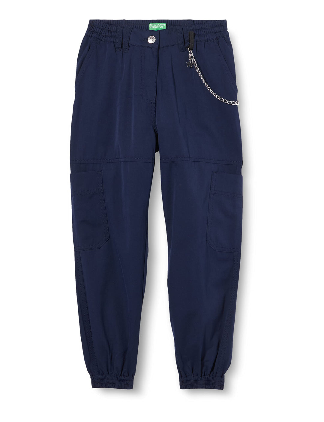 Benetton Mädchen Pantalone 4ATV55F20 Hose, Blu 252, Small