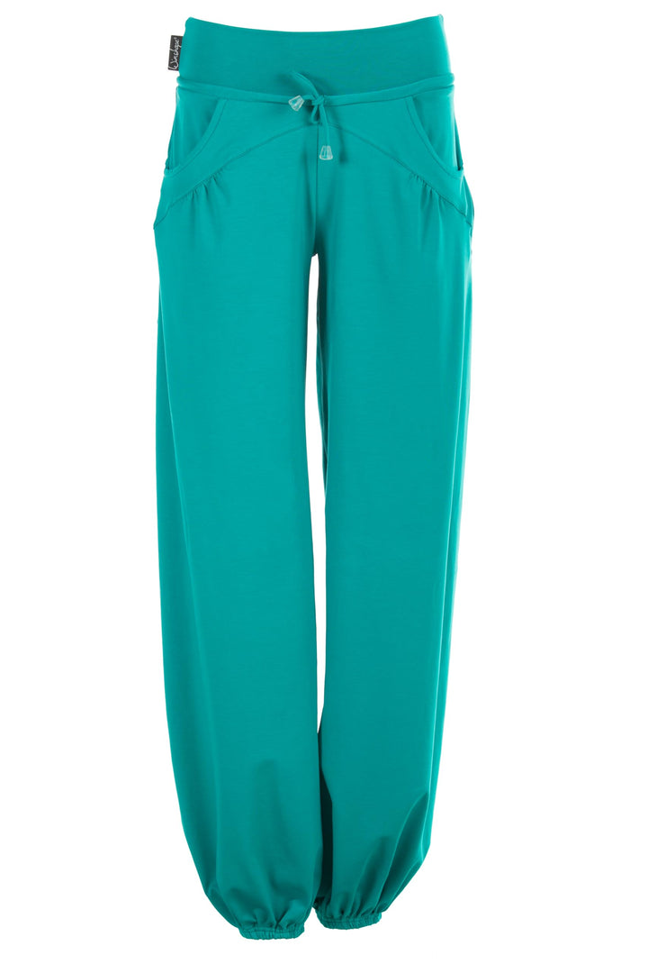 WINSHAPE Damen Trainingshose Dance Fitness Freizeit Sport, L Ocean-green