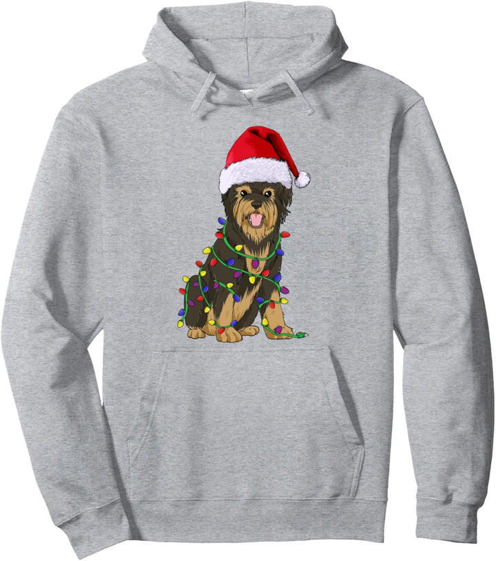 Yorkshire Terrier Weihnachten Hunde Hundehalter Pullover Hoodie
