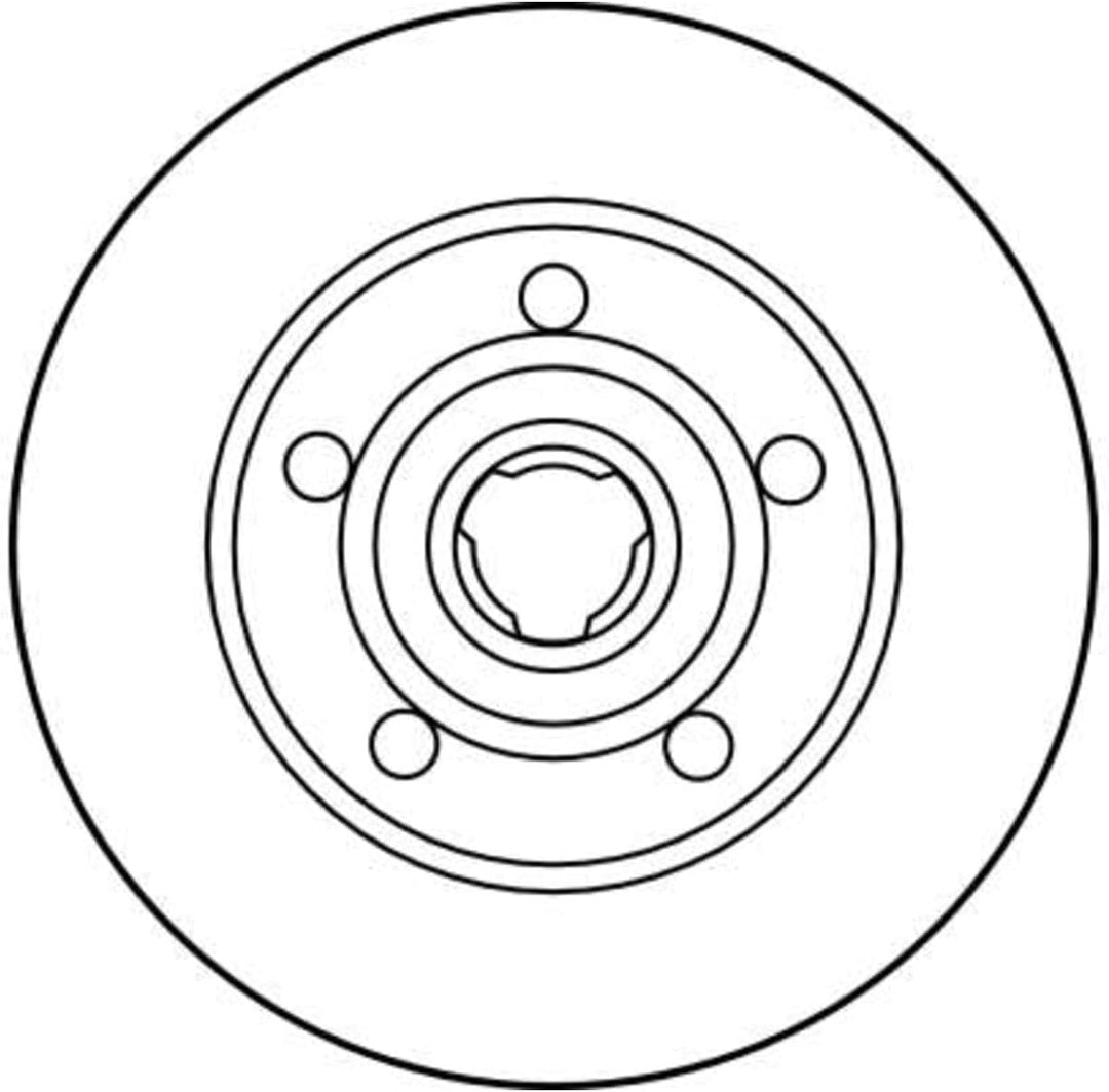 TRW Automotive AfterMarket DF2771 Bremsscheibe - (Paar)