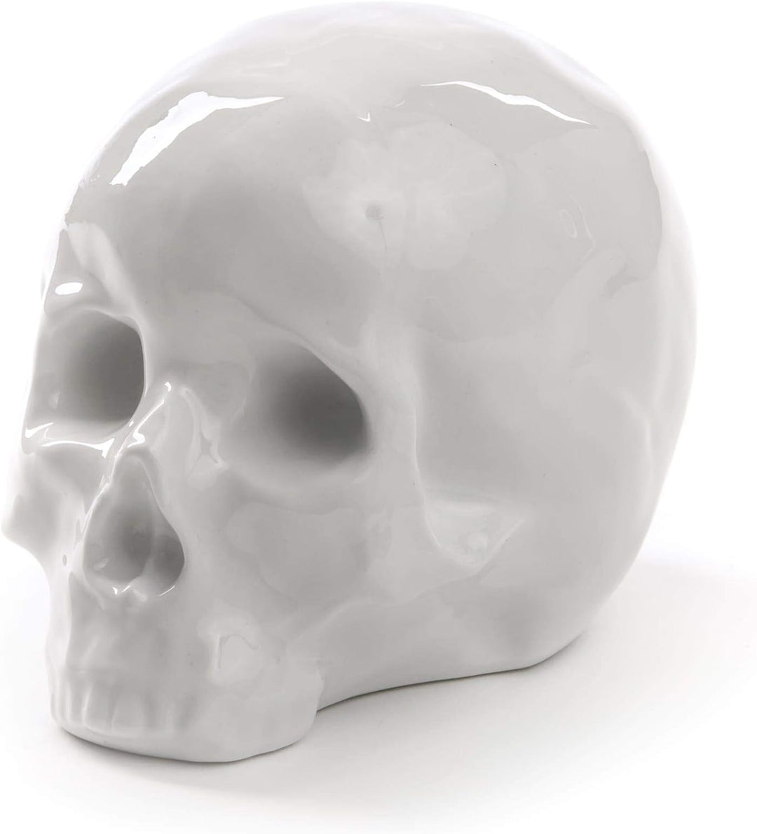 SELETTI My Skull Kuriositäten, Porzellan, Weiss, 25 x 14 x 15 cm