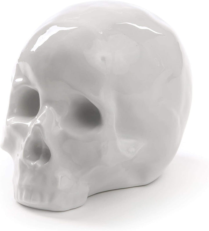 SELETTI My Skull Kuriositäten, Porzellan, Weiss, 25 x 14 x 15 cm
