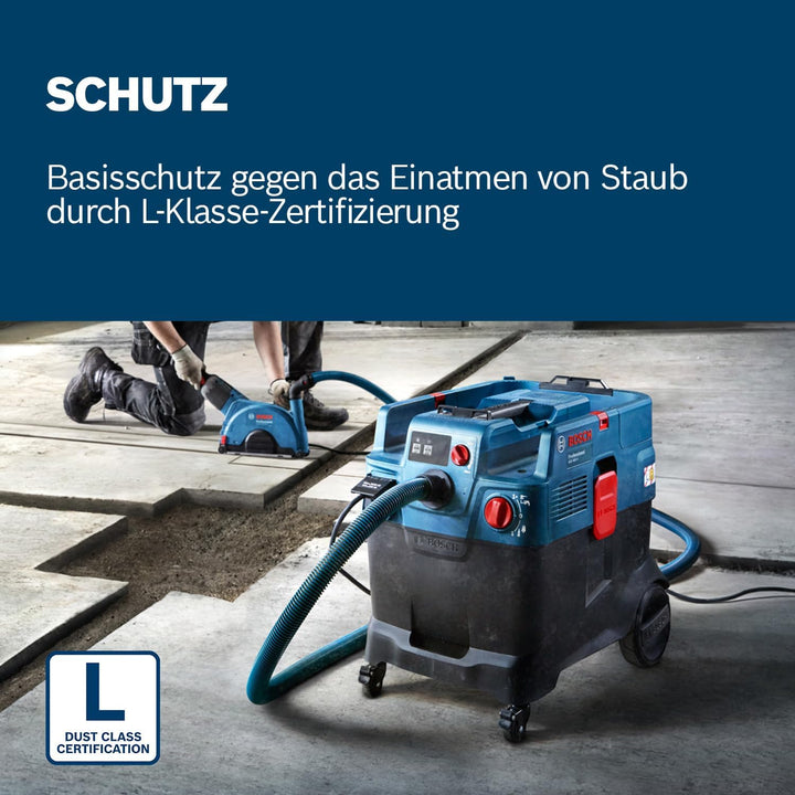 Bosch Professional Allessauger Gas 400 A (1200 W, automatische Filterreinigung (AFC), inkl. Hauptfil