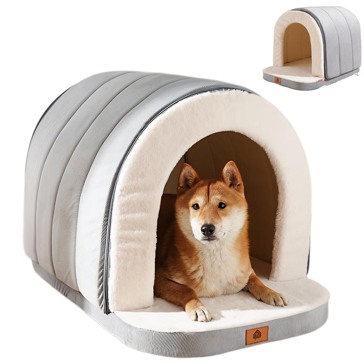 ERNAN Katzenhöhle grosse Katzen - Faltbare Katzenbett.Waschbares Hundebett, Komfortables Haustier-Ka