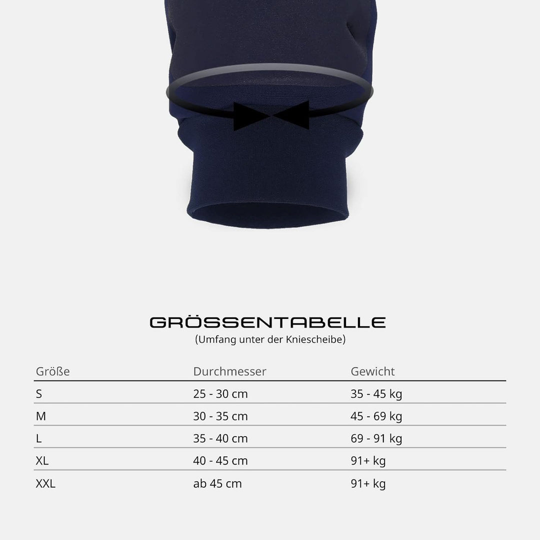 ADAMS 1 Paar Volleyball-Knieschützer USA Trace XL blau, XL blau
