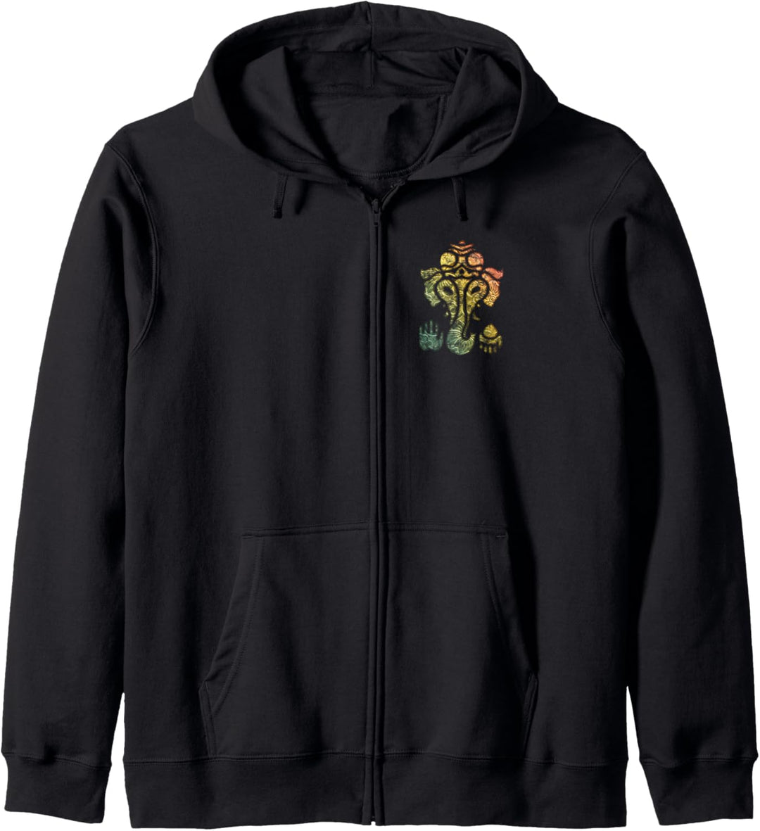 Ganesha, Elephant God, Wisdom, Happiness, Hinduism, Buddhism Kapuzenjacke