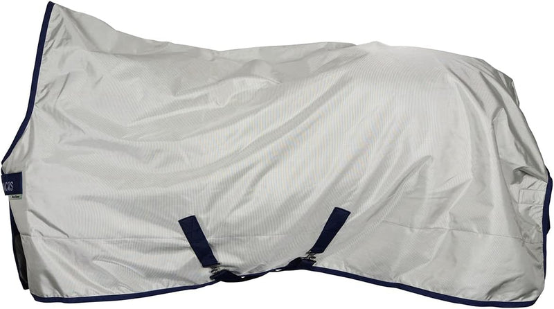 Bucas Power turnout extra High Neck in silber, Weidedecke, Outdoordecke silber 115cm, silber 115cm