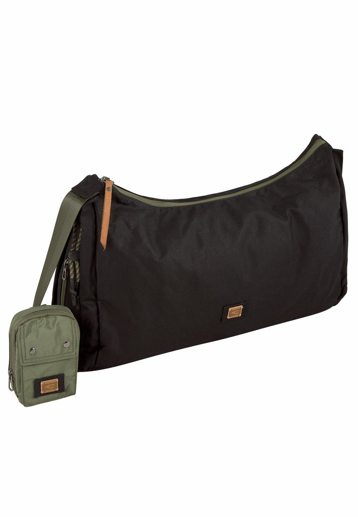 camel active bags_Womenswear Laona Damen Schultertasche Schwarz, Schwarz