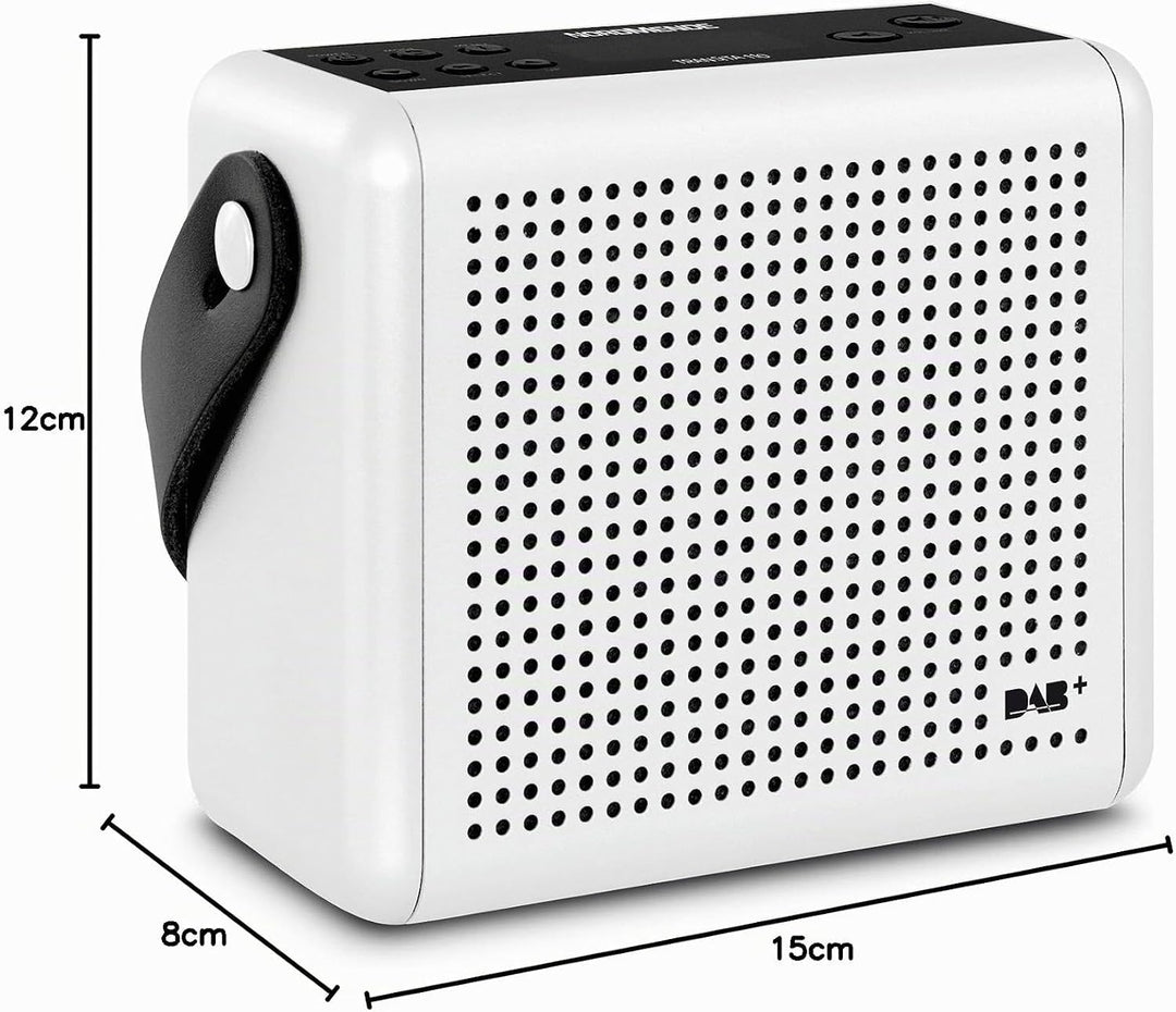 Nordmende Transita 110 – Tragbares DAB+ &amp; UKW Digitalradio – Portable Musikbox mit OLED-Display – Ou