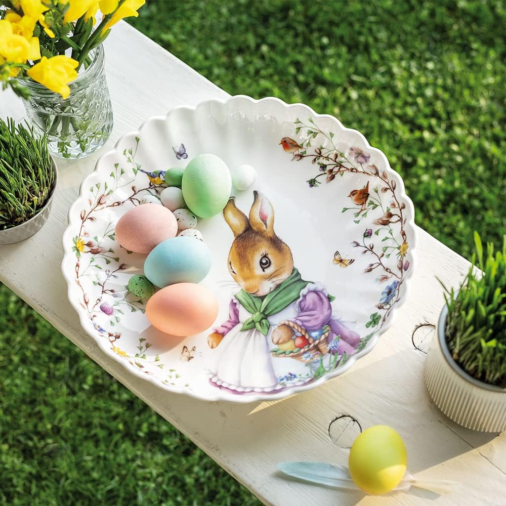 Villeroy und Boch Spring Fantasy gross, Emma, Schale für Süssigkeiten, Premium Porzellan, 30 x 6 cm,