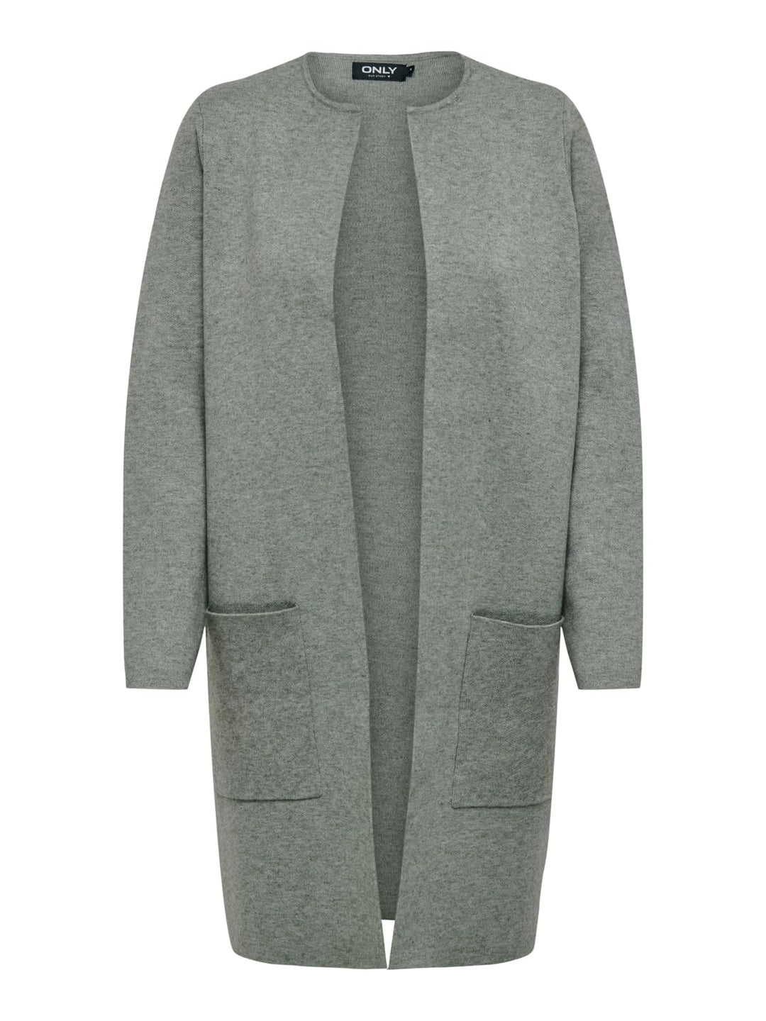 ONLY Damen Onlriver L/S Long Cardigan KNT Noos Strickjacke XS Agave Green/Detail:w. Melange, XS Agav