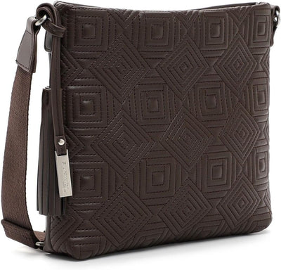 Tamaris Umhängetasche Merle 32721 Damen Handtaschen Ornament Einheitsgrösse Brown 200, Einheitsgröss