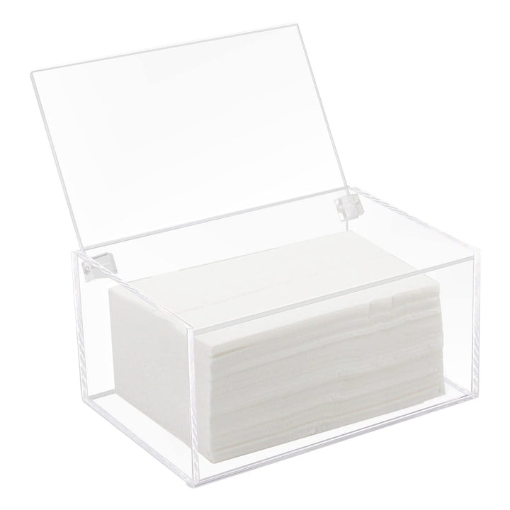 Watpot Acryl-Wäschetrockner-Bettlakenhalter, transparente Trocknerblätter, Behälter mit Deckel für W