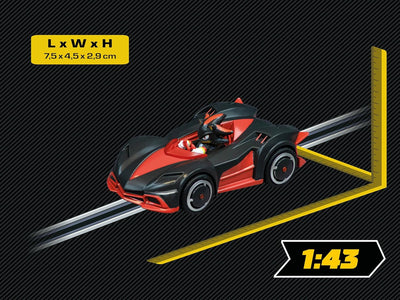 Carrera - 20064219 - Carrera GO Shadow Dark Reaper Slotcar I Massstab 1:43 I Offiziell lizenziert vo