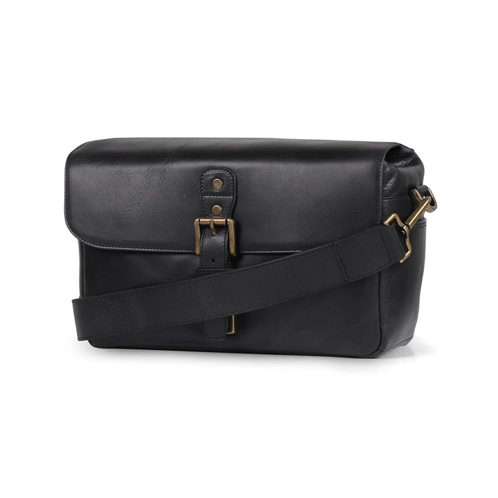 MegaGear MG1331 Torres Kameratasche - Kuriertasche aus echtem Leder für Spiegellose, Sofortbild- und