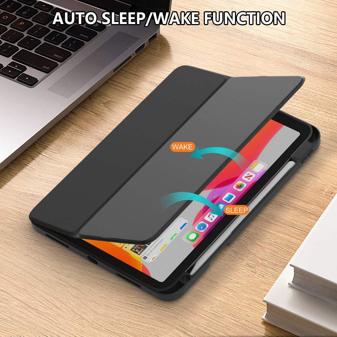 DINGGUAGUA Hülle für iPad 10 Generation 10.9 Zoll 2022 A2757/A2777,Hülle Abnehmbares Transparentes m
