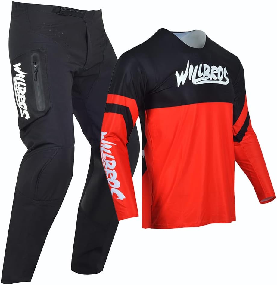 Willbros Motocross Jersey Hose Combo Männer Frauen Dreckiges Fahrrad MX Ausrüstungsset Offroad mit R