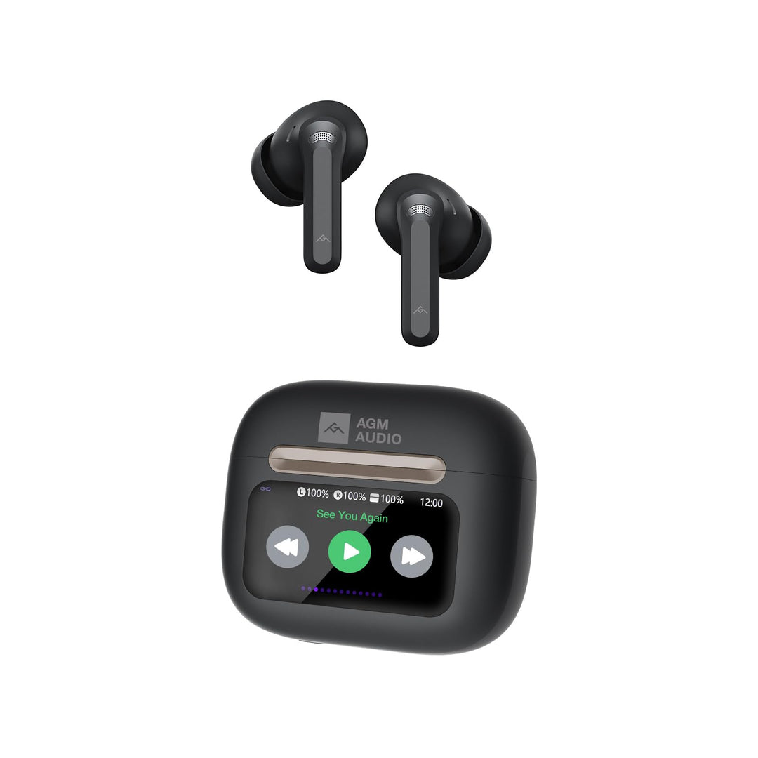 AGM Buds 9 In-Ear Bluetooth Kopfhörer,Drahtlose Kopfhörer mit Individuellem Sound,6H+24H Akkulaufzei